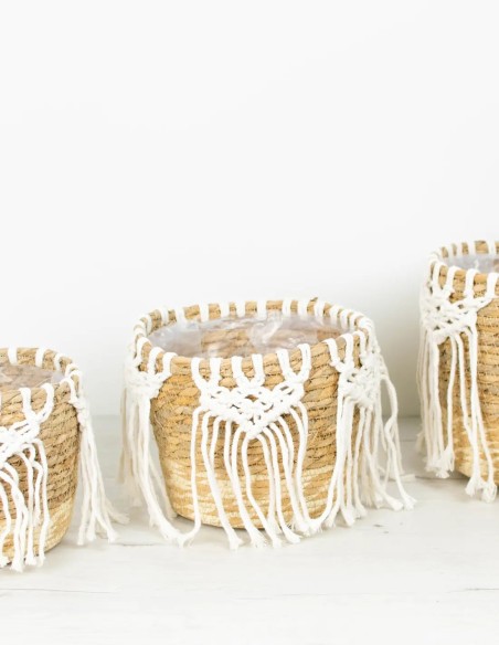 Cubremacetas estilo boho