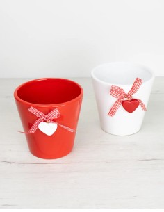 Amor Botánico: Cubremacetas de Cerámica para San Valentín