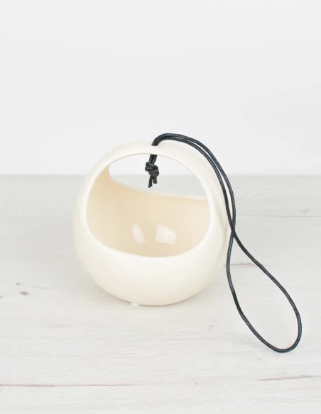 Cubremacetas Colgante: Elegancia en Cerámica para Plantas