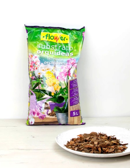 SUSTRATO PARA ORQUÍDEAS FLOWER 5 LITROS