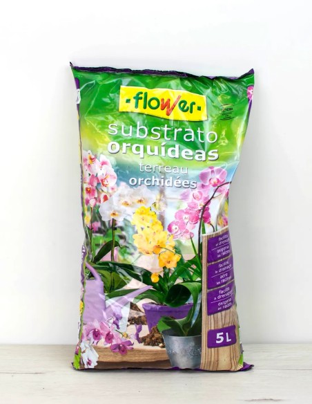 SUSTRATO PARA ORQUÍDEAS FLOWER 5 LITROS