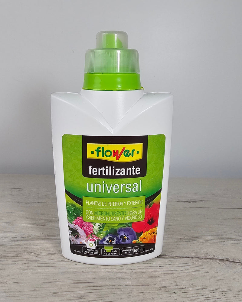Abono universal líquido 500 ml para plantas de interior y exterior