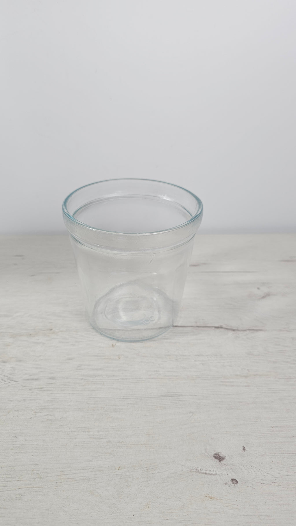 Cubremacetas de cristal transparente para orquídea en interior