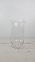 Jarrón Hurricane de cristal alto y transparente